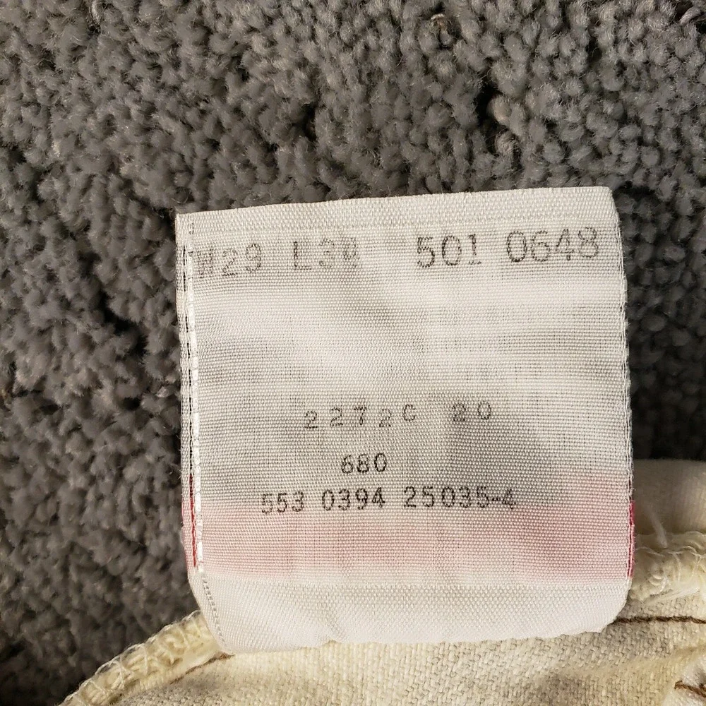 Levis measurements may